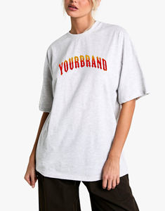 Nouveauté 2026 – T-shirts pour femmes 100 % coton, coupe classique, avec logo personnalisé sérigraphié, col rond, pour l'été et les loisirs - Product Image 6