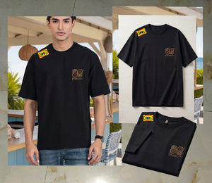 T-shirt pour homme à col rond et manches courtes, imprimé sur mesure, respirant, de qualité supérieure, rouge, avec logo, texte, photo, design décontracté, jersey en coton - Product Image 4