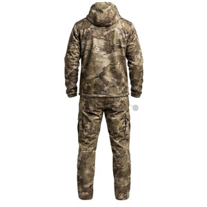 Nouvelle tenue de chasse de haute qualité en coton/polyester pour homme, ensemble veste et pantalon, vêtements de chasse d'extérieur, respirant, anti-humidité, léger - Product Image 6