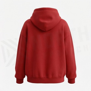 Sweat-shirts à capuche surdimensionnés pour femmes de qualité supérieure, en coton molletonné, respirants, imprimés numériquement, couleur personnalisée, pour l'hiver - Product Image 2