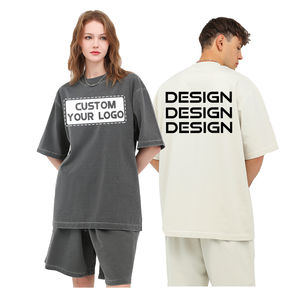 Camiseta Hip Hop de Manga Corta con Logotipo Personalizado para Hombre, Ropa Urbana de Alta Calidad, Corte Regular, 100% Algodón, Tallas Grandes - Product Image 4