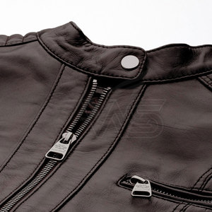 <b>Long</b> Sleeves Women Winter Wear <b>Leather</b> <b>Jacket</b> Slim Fit Custom Made Knitted Breathable Windproof Eco-Friendly Durable Hot Sale - Product Image 5