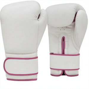 Guantes de Boxeo de Piel Sintética con Logotipo Personalizado, Guantes de Entrenamiento de Muay Thai, Kick Boxing y MMA, Transpirables, con Cierre de Velcro para Gimnasio - Product Image 4