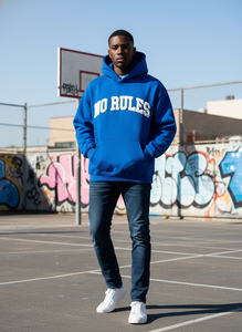 PRO ENTERPRISES Men's Winter Solid <b>Navy</b> Blue Hooded <b>Sweatshirt</b> Regular Fit 100% Cotton French Terry Pullover Casual Eco-Friendly - Product Image 6