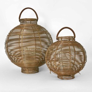Outdoor camping <b>lanterns</b> rattan <b>lantern</b> hand-made candle holder <b>tealight</b> holders cheap cost - Product Image 1
