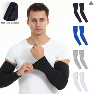 Manchons de compression RIFAT SPORTS WEAR personnalisés, grande taille, protection UV, respirants, légers, en Spandex et Polyester, par sublimation - Product Image 2