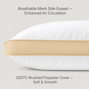 Almohada Personalizable con Logotipo, Tejido Sublimado Transpirable de Secado Rápido, Certificación CE, Color Sólido, Grado Médico - Product Image 3