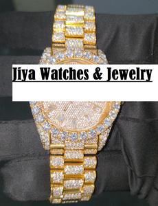 Reloj Mecánico de Lujo VVS Moissanite Diamond Miyota con Correa de Acero Inoxidable y Esfera de Cristal Unisex - Product Image 5