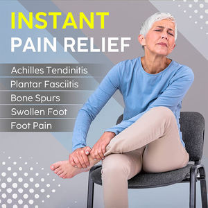 Calcetines de compresión sin punta para alivio de la hinchazón del tobillo, soporte para fascitis, calcetines para artritis, tallas para jóvenes y adultos, logotipo en la parte inferior, muestra gratuita - Product Image 6