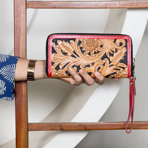 Bolso de Mano de Cuero Genuino Hecho a Mano, Estilo Western, con Cartera Desmontable para Uso Diario, de Lujo para Mujer - Product Image 2