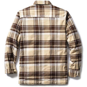 Veste à capuche en flanelle Sherpa avec fermeture à boutons, doublure intérieure en fausse fourrure chaude pour l'hiver, motif patchwork rouge et noir, vente en gros OEM ODM - Product Image 2