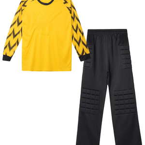 Custom <b>Soccer</b> Goalkeeper Uniforms Wholesale Printed Long Sleeve Kit for Men and Adults 100% Polyester - Product Image 2
