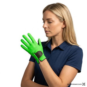 Gants de golf en cuir véritable personnalisés de haute qualité, antidérapants, avec fermeture amovible et logo personnalisé pour les gants de sport - Product Image 3