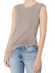 Women's <b>Red</b> Sleeveless Knit Tank <b>Top</b> O-Neck Solid Color Casual Regular Length - Product Image 5