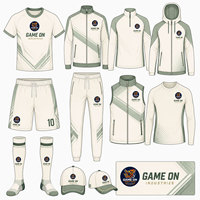 Uniforme de Fútbol Personalizado al por Mayor, 100% Poliéster, Ropa Deportiva, Impresión de Logotipo Personalizado por Sublimación, Conjunto de Fútbol Ligero
