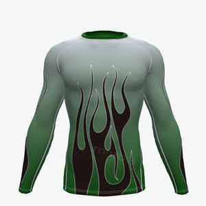 Camiseta de Compresión de Manga Larga para Hombre, Cuello Alto, Secado Rápido, Transpirable, Protección UPF50, Protección UV Antibacteriana - Product Image 5