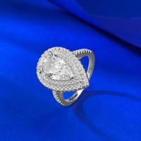 Bague en diamant de qualité supérieure cultivé en laboratoire, or véritable, bijoux fins, bague de fiançailles et de mariage sur mesure, fournisseur en gros à vendre