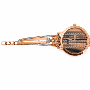 Montre en argent sterling 925 avec cadran à quartz, bracelet de 18 mm, accents en cristal, style vintage de luxe pour femme, finition polie, cadeau de fête - Product Image 2