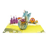 Carte de vœux créative en papier 3D style animal, faite à la main, impression offset pour femmes et hommes - Message Joyeux Anniversaire Viet-craft