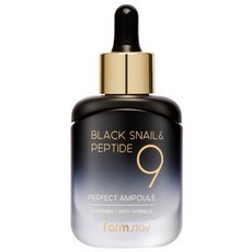 Farmstay Black Snail & Peptide 9 Perfect Ampoule 35ml 1pz - Prodotto Viso Antietà Mirato in Offerta - Product Image 1