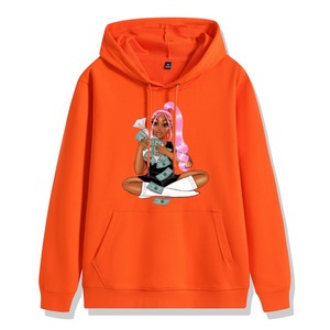 Sweat-shirt à capuche oversize en coton épais pour femme, broderie de logo personnalisée, sweat-shirt et hoodies d'hiver pour femme - Product Image 3