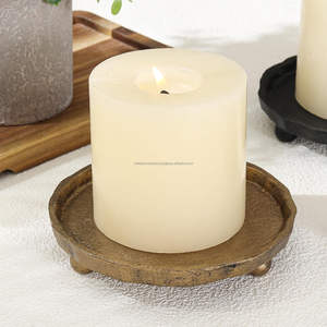 Porte-bougie en métal artisanal de designer, durable, avec découpes artistiques, apportant un attrait élégant, éclairage décoratif pour la maison - Product Image 5