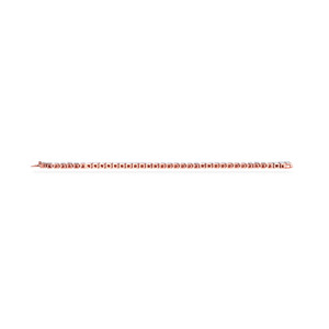 Elegant Women's 18K Rose Gold Round Brilliant Cut Diamond Tennis Bracelet with Double-<b>Row</b> Geometric Link Design - Product Image 3