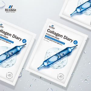 Masque visage en ampoule BIAIfekt Korean Collagen Diary, anti-âge, minimisant le sébum, hydratant, éclaircissant, apaisant - Product Image 6