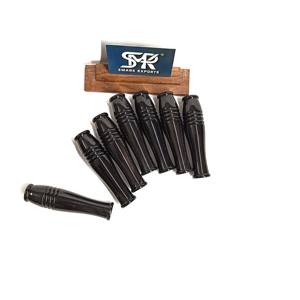 Manche d'outil artisanal en corne de buffle noir poli, écologique, robuste et durable pour outils à main industriels et projets personnalisés - Product Image 1