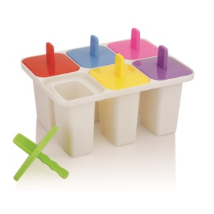 Moules à glaces en plastique réutilisables, sans BPA, empilables, compatibles lave-vaisselle, pour 6 sucettes glacées maison, qualité alimentaire - Product Image 2
