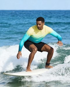 Chemises de pêche à manches longues pour hommes, chemise de performance à dégradé de couleurs, UPF 50, anti-UV, respirante, vêtements de pêche, vêtements de sport de plein air - Product Image 6