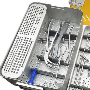 Kit de Instrumentos de Acero Inoxidable de Alta Calidad para Placa de Bloqueo Ortopédica AO, para Cirugía de Trauma en Miembros Inferiores, Manual, Resistente a Altas Temperaturas - Product Image 3