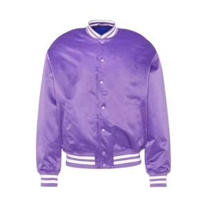 Veste de baseball en satin personnalisée de haute qualité, respirante, avec logo d'équipe sportive, pour hommes - Product Image 5
