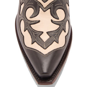 Botas Vaqueras de Cuero para Hombre, Diseño Bordado, Estilo Occidental Duradero, en Oferta 2026 - Product Image 2