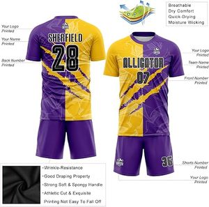 Nouvelle arrivée : Maillot de foot pour homme, dernier design, anti-plis, très tendance, prix raisonnable pour un maillot de football stylé - Product Image 3