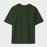 Kaos Wanita Lengan Pendek Warna Hijau Tua Ukuran Besar Terlaris Musim Panas, Kerah Bulat, Bahan Katun Bernapas Cepat Kering, Pakaian Kasual