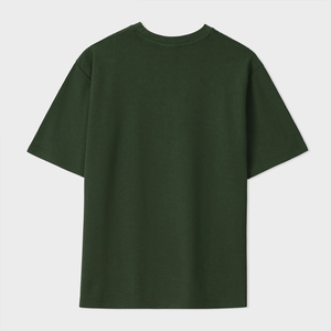 Camiseta de manga corta más vendida para mujer, color verde oscuro, talla grande, cuello redondo, hecha de algodón, ropa informal, camiseta para mujer adulta - Product Image 2
