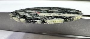 Natural <b>Black</b> Dendritic Agate <b>Watch</b> Dial Round Gemstone Dial with 2 mm Center Hole Custom Stone <b>Watch</b> Face Parts 1 mm thickness - Product Image 2