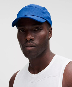 Casquette de baseball bleue à 5 panneaux unisexe, ajustée, en maille respirante, pour le cyclisme, printemps-été, décontractée, adulte, 56-58 cm - Product Image 2