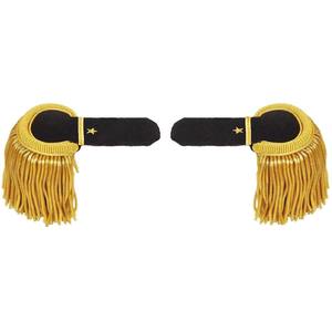 Epaulettes de Hombro de Alta Calidad con Flecos Dorados, Accesorios para Uniformes Tácticos, Bandas de Marcha y Uso en Exteriores - Product Image 1