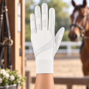 Fabrication sur mesure de gants d'équitation unisexes, meilleurs matériaux, couleur unie, grandes tailles, avec services OEM et ODM. - Product Image 4