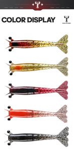 Señuelo de camarón suave <span class=keywords><strong>Takuma</strong></span> de 11.5cm y 10g, de PVC, hundimiento lento, cebo artificial para pesca en agua dulce y salada, ¡el más vendido! - Product Image 6