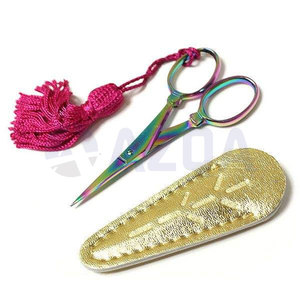 High Quality Stainless Steel Antique Style Embroidery <b>Scissors</b> for Precision Thread Cutting <b>Sewing</b> and Needlework - Product Image 4