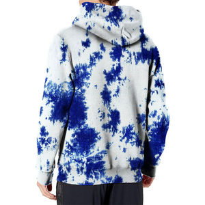 Sweat à capuche tie-dye pour homme, coupe classique, 100 % coton, OEM, automne, écologique, avec poche, respirant, confortable, haute qualité, nouvelle arrivée - Product Image 3