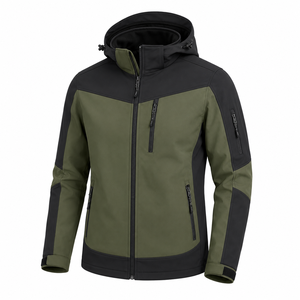 Chaqueta Softshell Personalizada para Hombre, Impermeable, Cortavientos, con Capucha, para Senderismo al Aire Libre, Abrigo de Invierno con Bolsillos con Cremallera, Fabricante, Venta al Por Mayor - Product Image 4