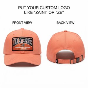 Casquette unisexe pour enfants Zaini Enterprises Premium 220 GSM en polyester maillé imperméable, couleur marron noir, 5 panneaux, avec strass personnalisés - Product Image 1