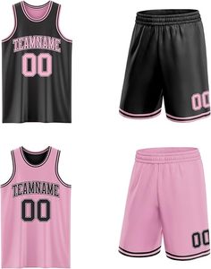Uniforme de Baloncesto Personalizado de Alta Calidad – Camiseta y Pantalones Cortos Sublimados 100% Poliéster - Product Image 3