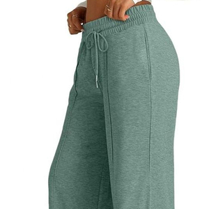 Ladies <b>Slim</b> Fit Sweatpants Stretch Fabric Athletic <b>Jogger</b> Pants High Rise Casual Exercise Training Lounge Bottoms OEM ODM Custom - Product Image 5