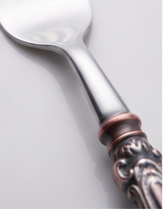 <b>Vintage</b> Metal Flatware <b>Set</b> with Ornate Handles Dishwasher Safe <b>Cutlery</b> For Wedding And Dining Use - Product Image 2