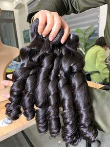 Cabello de donante único 100% máquina de extensión de cabello humano vietnamita crudo trama mágica hinchable 100g por 1 paquete de cabello humano crudo - Product Image 6